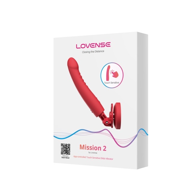 Lovense Mission 2 App Kotnrol Titreşim Vantuzlu Touch Sense Vibratör