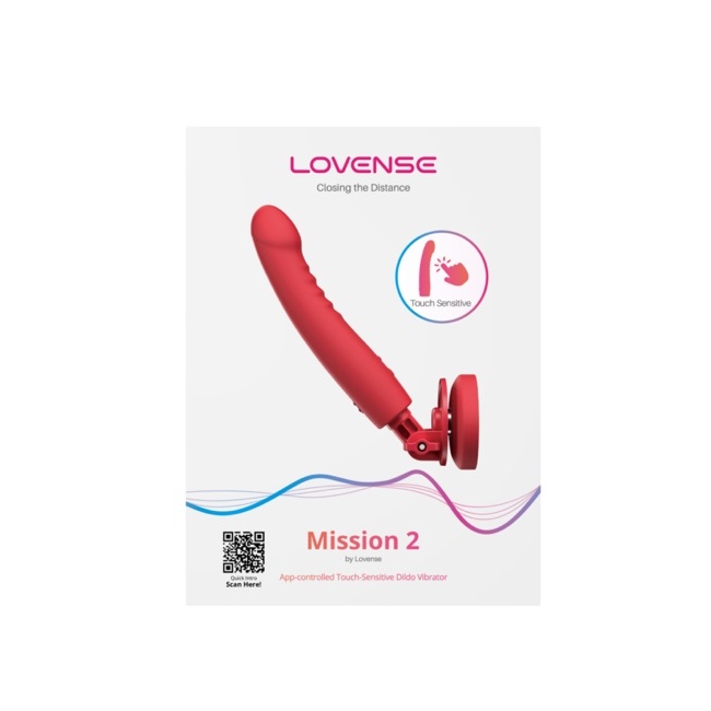 Lovense Mission 2 App Kotnrol Titreşim Vantuzlu Touch Sense Vibratör