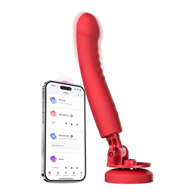 Lovense Mission 2 App Kotnrol Titreşim Vantuzlu Touch Sense Vibratör