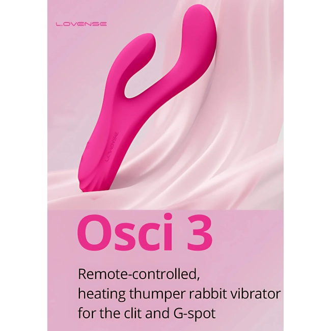 Lovense Osci 3 App Control Klitoris ve G Noktası Vibrator