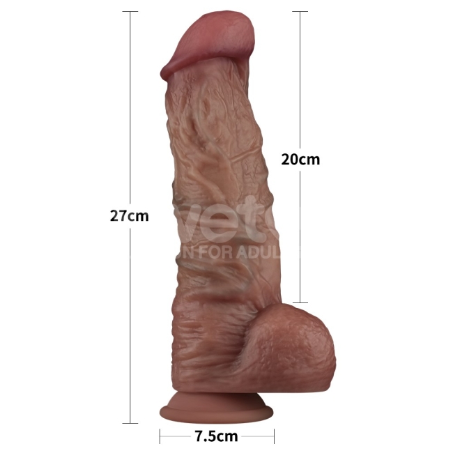 Lovetoy 27 Cm Dual Layer Nature Cock Ultra Gerçekci Penis