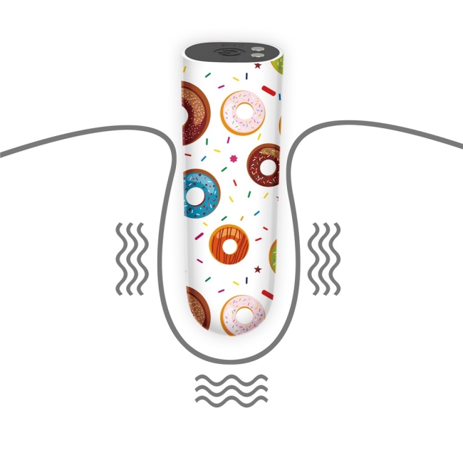 Lovetoy Donut Özel Tasarım 10 Farklı Titreşim Modlu Mini Vibratör	