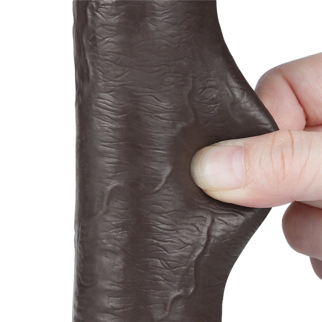 Lovetoy Hareketli Dış Yüzey Özel Seri Ultra Yumuşak 22 Cm Realistik Dildo