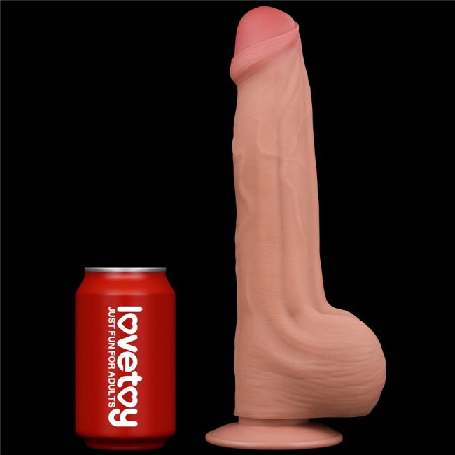 Lovetoy King Size Hareketli Dış Yüzey Özel Seri Ultra Yumuşak 29 Cm Realistik Penis