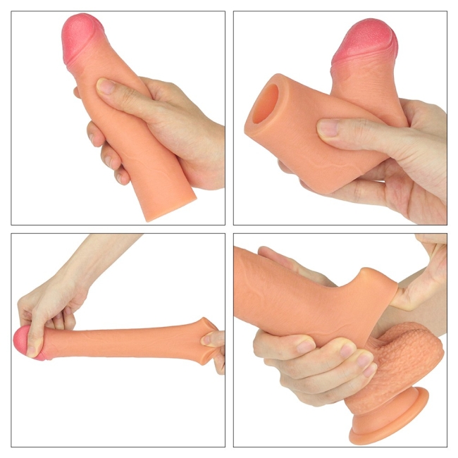 Lovetoy Nature-Extender Serisi Ultra Esnek Özel Silikonlu Penis Kılıfı