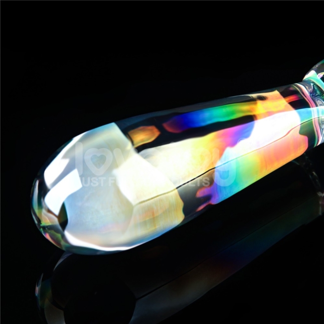 Lovetoy Twilight Gleam Glass Boğumlu Cam Dildo