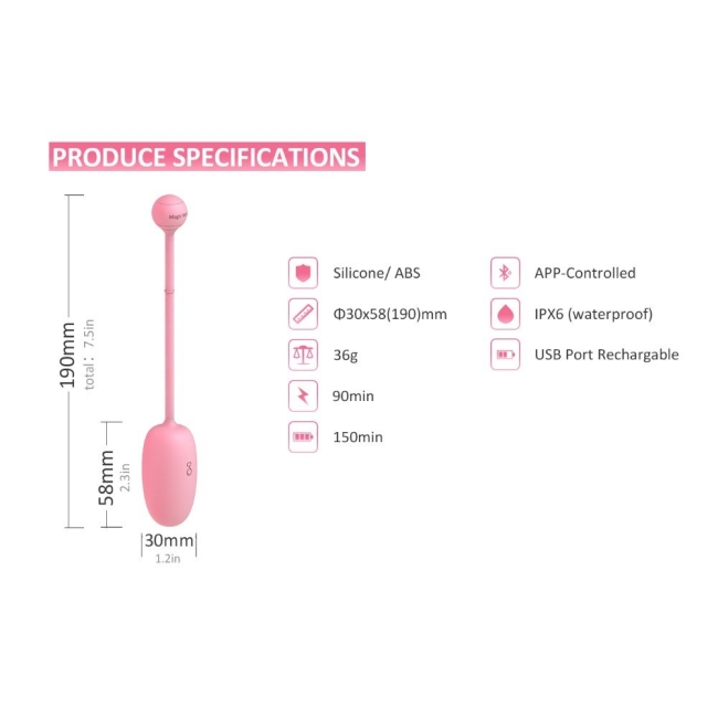 Magic Motion Kegel Coach Telefondan Kontrol Edilebilen Giyilebilir Kegel Egzersiz Koçu