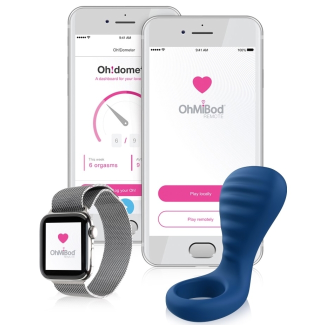 OhMiBod - BlueMotion Nex 3 Çiftlere Özel Titreşimli Masaj Aleti ve Penis Halkası