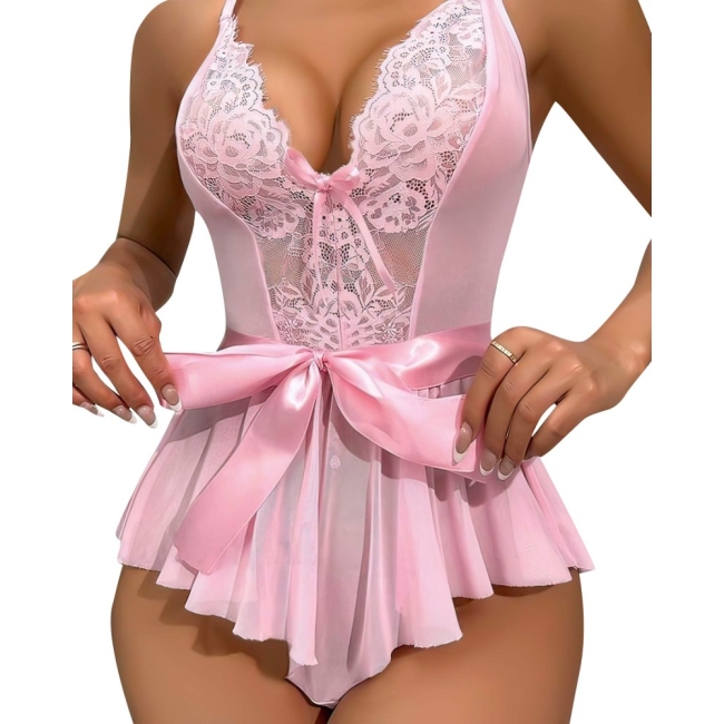 Pembe Fantezi Babydoll