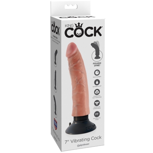 Pipedream King Cock 18 Cm Titreşimli Realistik Vibratör