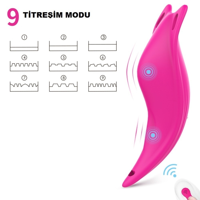 Rebecca 9 Mod Titreşimli Giyilebilen Kumandalı Çamaşır Vibratör