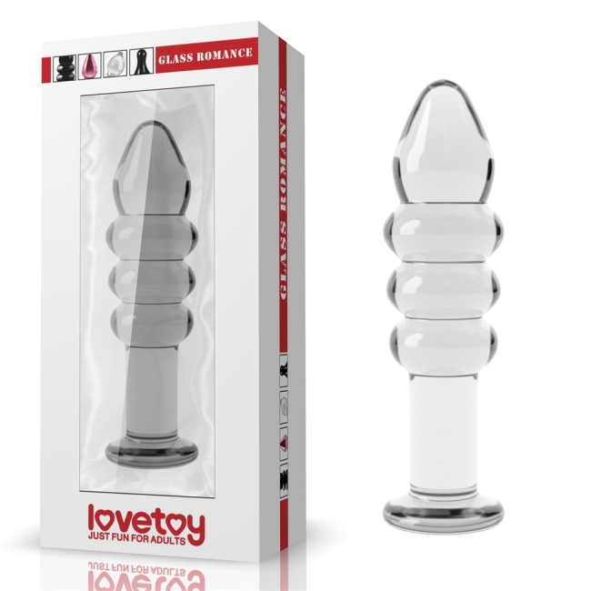 Romance Glass Boğumlu Cam Dildo