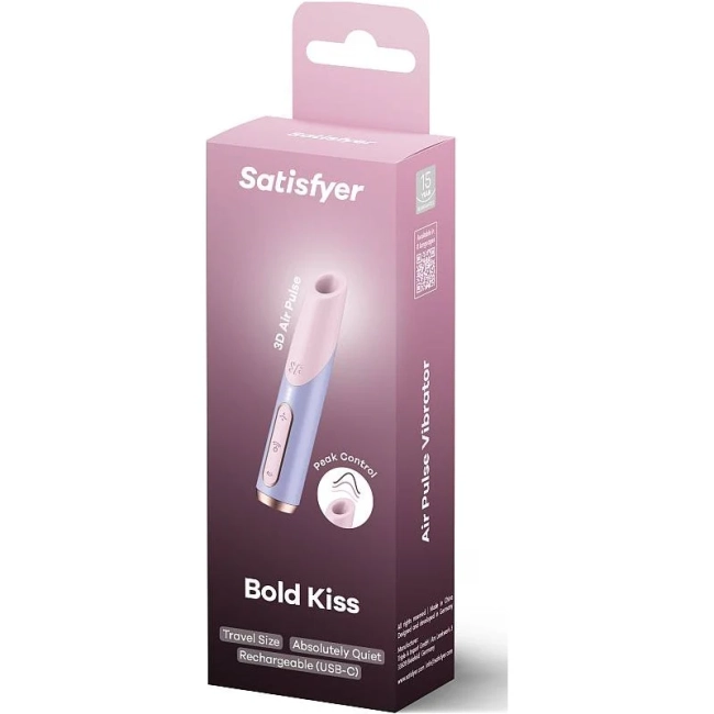 Satisfyer Bold Kiss Peak Control Hava Darbeli Vibratör	