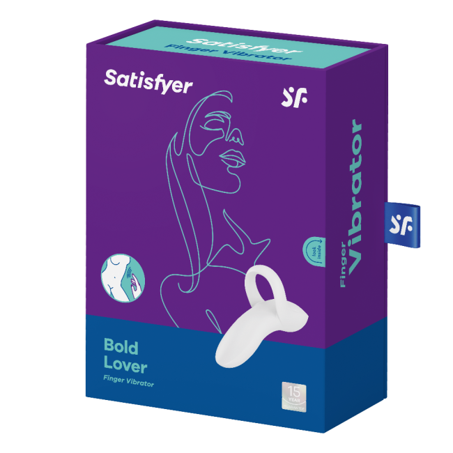 Satisfyer Bold Lover White 12 Farklı Titreşim Modlu Parmak Vibratörü 