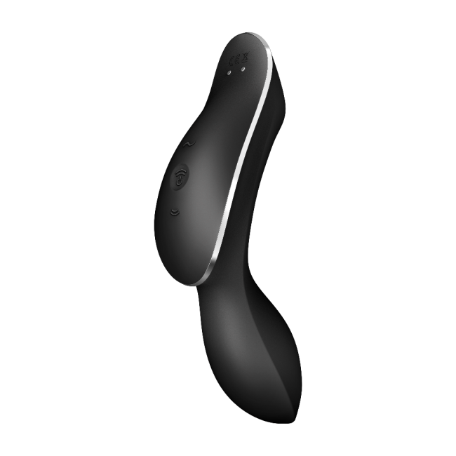 Satisfyer Curvy Trinity 2 Black Emişli&Titreşimli Klitoris Uyarıcı Vibratör  