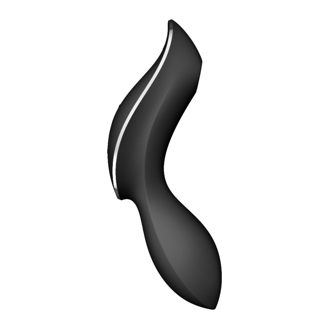 Satisfyer Curvy Trinity 2 Black Emişli&Titreşimli Klitoris Uyarıcı Vibratör  