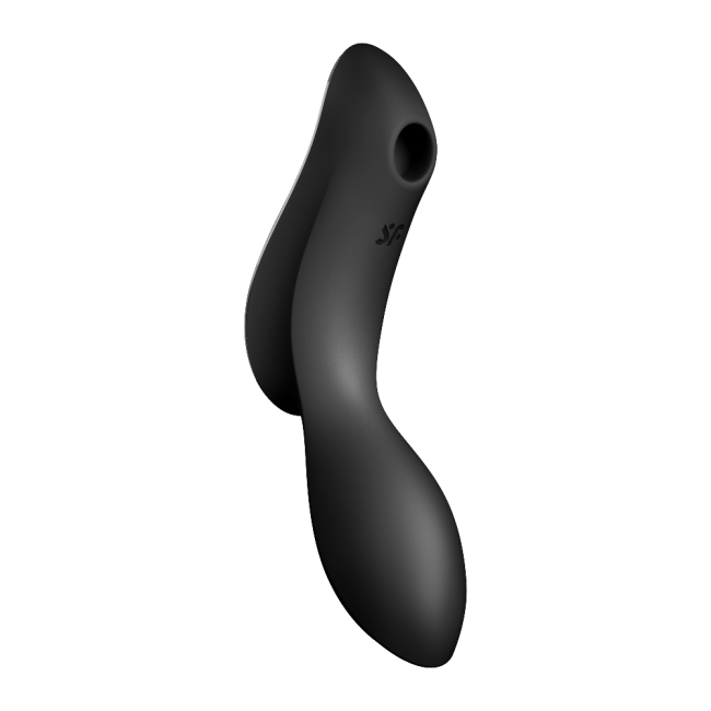 Satisfyer Curvy Trinity 2 Black Emişli&Titreşimli Klitoris Uyarıcı Vibratör  