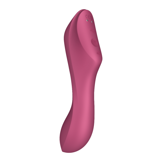 Satisfyer Curvy Trinity 3 Red Emişli Ve Güçlü Titreşimli 2 Motorlu G-Spot Vibratör