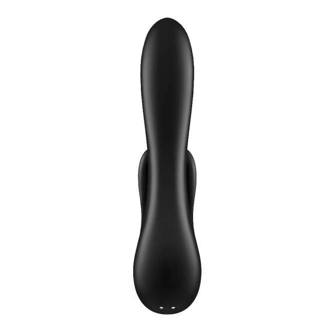 Satisfyer Double Flex Black Connect App Kontrollü Ultra Esnek Güçlü Titreşimli Rabbit Vibratör