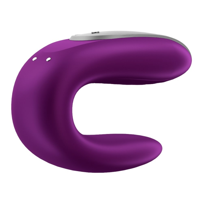 Satisfyer Double Fun Violet Telefon Kontrollü Çiftlere Özel Vibratör