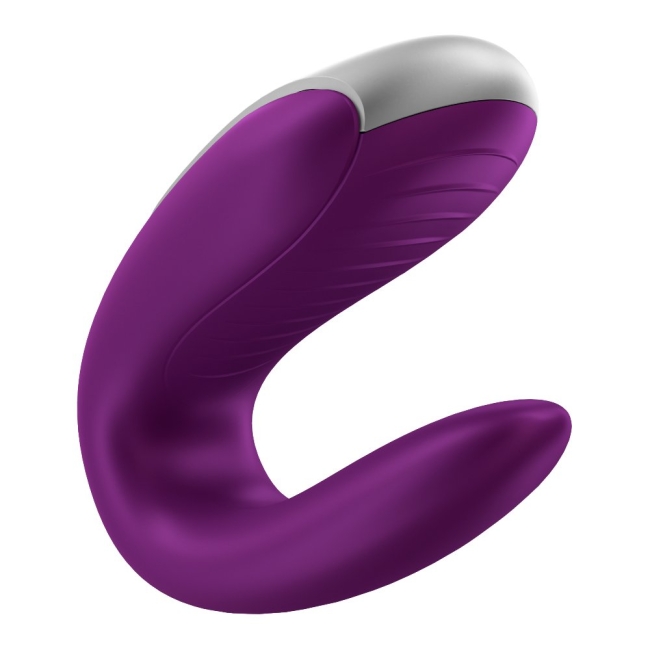 Satisfyer Double Fun Violet Telefon Kontrollü Çiftlere Özel Vibratör