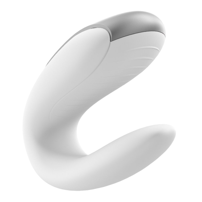 Satisfyer Double Fun White Kumandalı ve Telefon Kontrollü Çiftlere Özel Vibratör