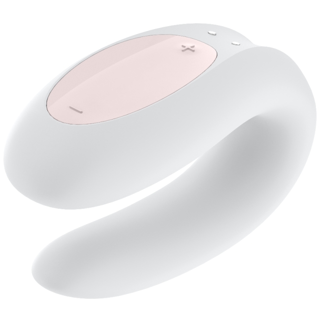 Satisfyer Double Joy White Telefon Kontrol Çiftlere Özel Vibratör	