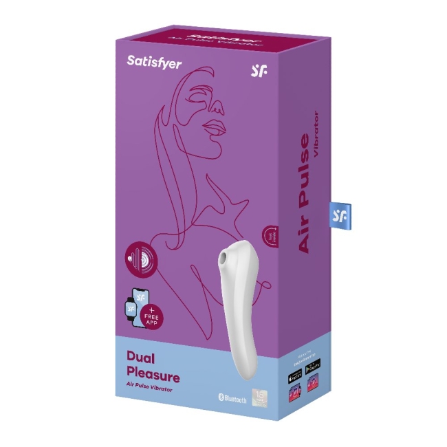 Satisfyer Dual Pleasure Titreşim&Emiş Modlu Telefon Uyumlu Vibratör