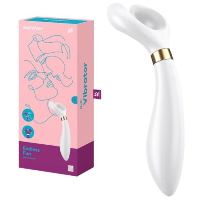 Satisfyer Endless Fun White Çiftlere Özel Multi Vibratör & Penis Halkası