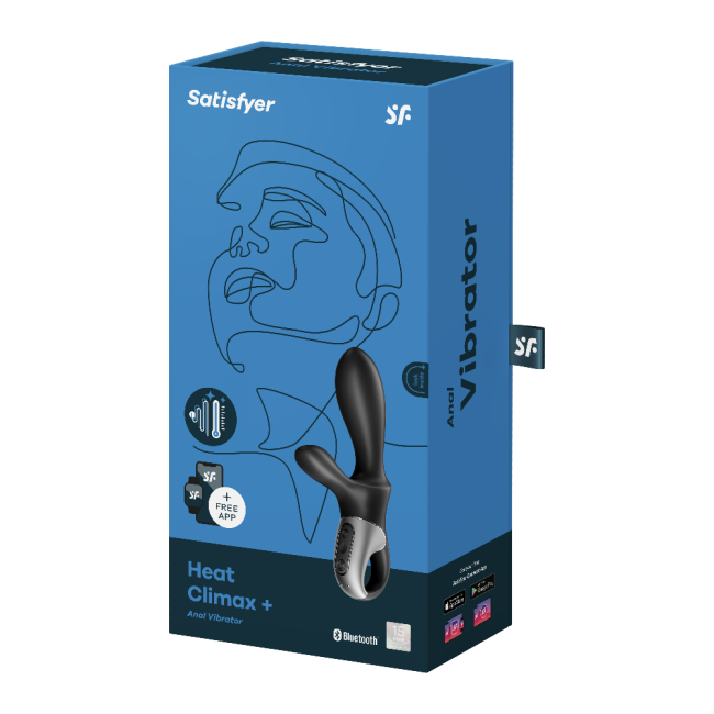 Satisfyer Heat Climax+ Connect App Kontrollü Güçlü Titreşimli Ve Akıllı Isıtmalı Rabbit Vibratör