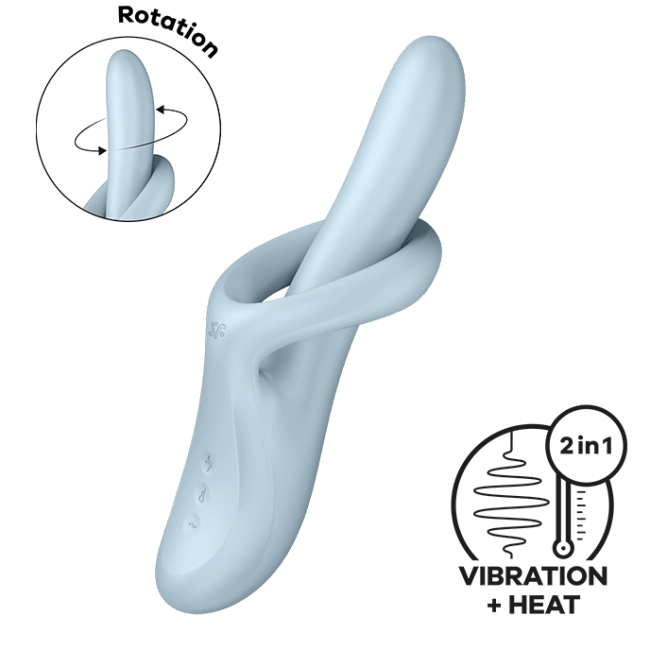 Satisfyer Heat Flex 4 Isıtmalı Dönebilen Titreşimli Vibratör