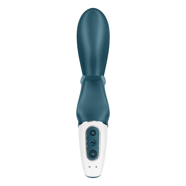 Satisfyer Hug Me GrayBlue App Kontrollü 2 Güçlü Titreşim Motorlu Rabbit Vibratör