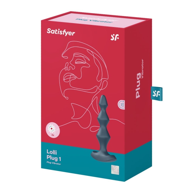 Satisfyer Lolli Plug 1 - 12 Modlu Titreşimli Şarjlı Anal Plug Vibratör