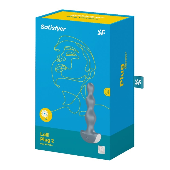 Satisfyer Lolli Plug 2 - 12 Fonksiyonlu Titreşimli Boğumlu Anal Plug Vibratör