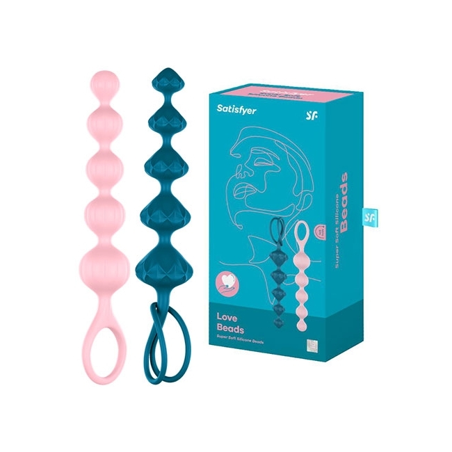 Satisfyer Love Beads Renkli Silikon Anal Toplar