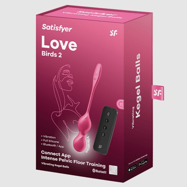 Satisfyer Love Birds 2 Telefon Uyumlu Kegel Egzersiz Vibratörü