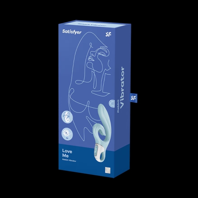 Satisfyer Love Me Light Blue 2 Güçlü Titreşim Motorlu Rabbit Vibratör