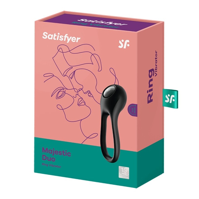 Satisfyer Majestic Duo 12 Modlu Titreşimli Şarjlı Penis Halkası