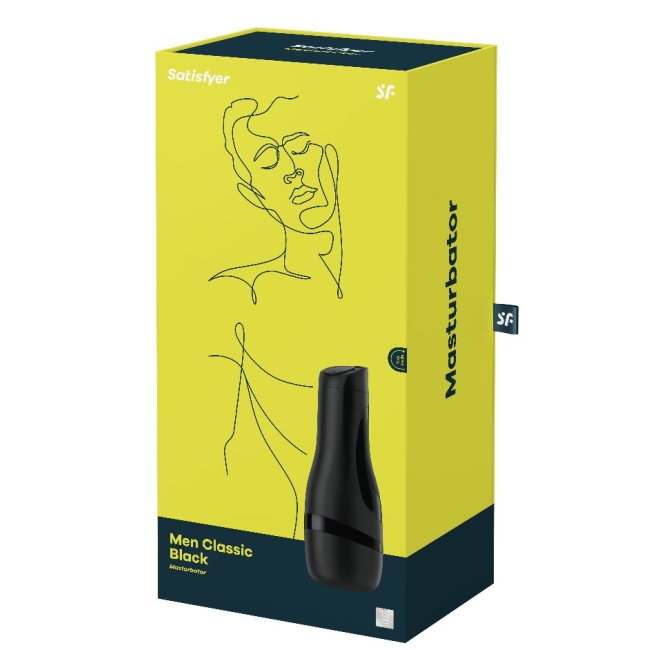 Satisfyer Men Classic Black Ultra Gerçekçi Mastürbatör