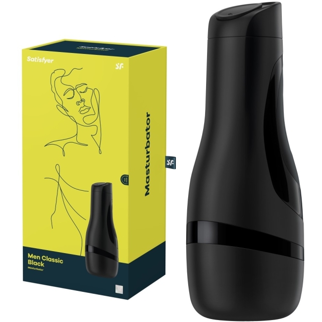 Satisfyer Men Classic Black Ultra Gerçekçi Mastürbatör