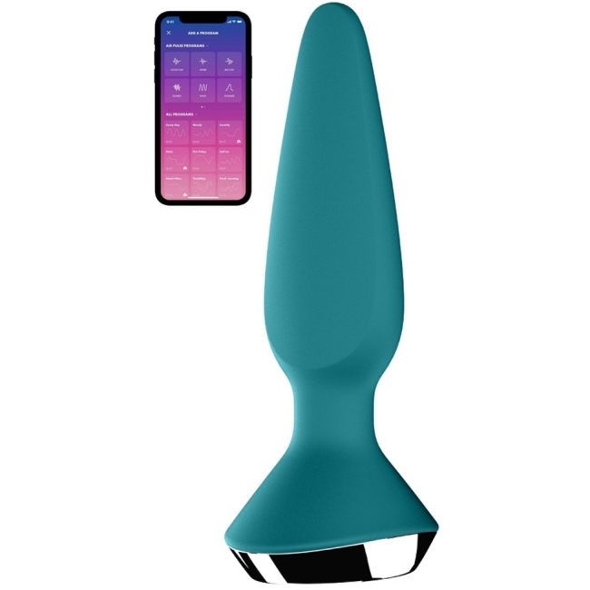 Satisfyer Plug İlicious 1 - Telefon Uyumlu Şarjlı Anal Vibratör Plug