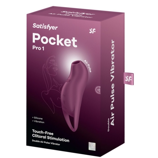 Satisfyer Pocket Pro 1 Air Pulse Hava Dalgalı ve Titreşimli Vibratör