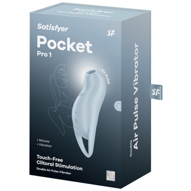 Satisfyer Pocket Pro 1 Air Pulse Hava Dalgalı ve Titreşimli Vibratör