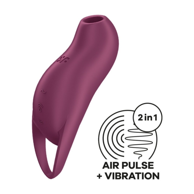 Satisfyer Pocket Pro 1 Air Pulse Hava Dalgalı ve Titreşimli Vibratör