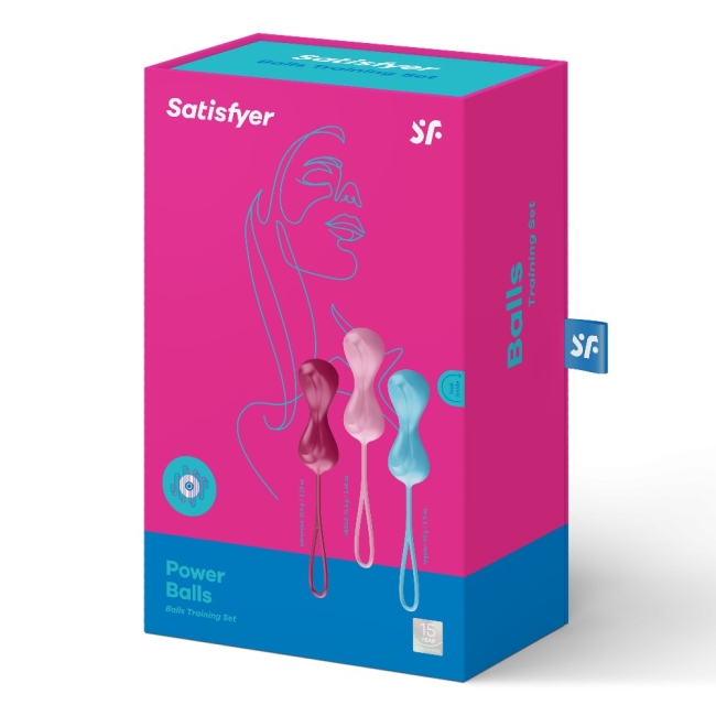 Satisfyer Power Balls 3 Adet Yumuşak Silikon Kegel Egzersiz Top Seti