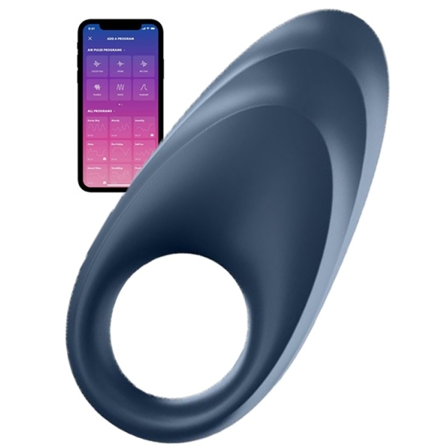 Satisfyer Powerful Mighty Telefon Kontrol Şarjlı Penis Halkası