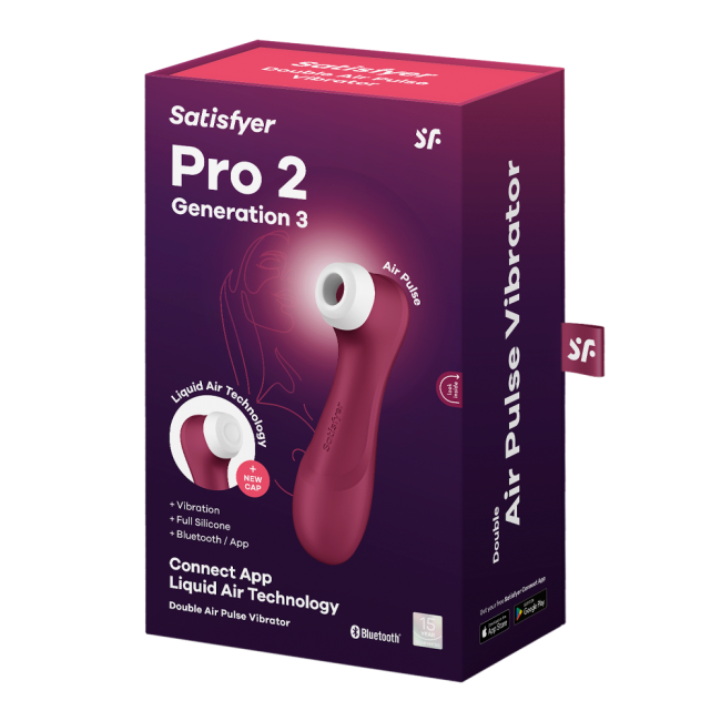 Satisfyer Pro 2 Generation 3 Liquid Air Teknoloji App Kontrollü Emişli&Titreşimli Vibratör