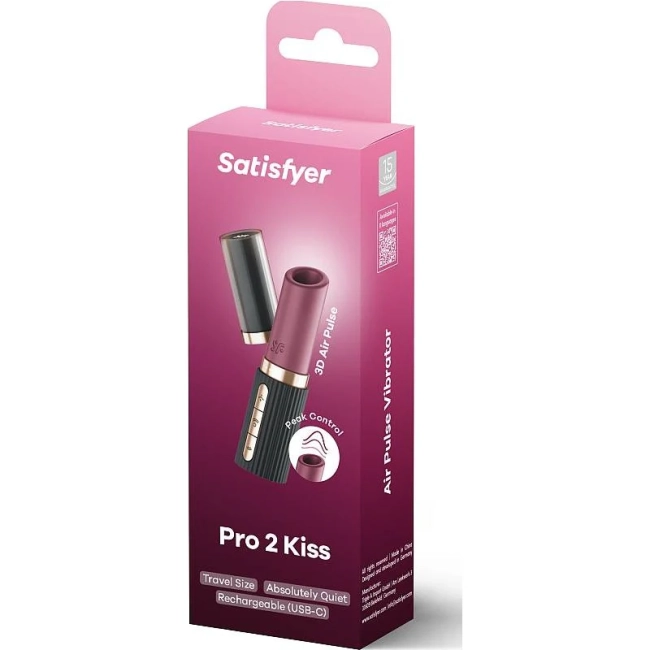 Satisfyer Pro 2 Kiss Peak Control Hava Darbeli Vibratör	