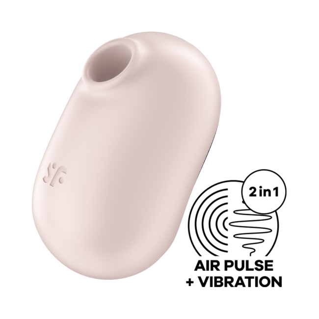 Satisfyer Pro To Go 2 beige 2 Motorlu Emişli&Titreşimli Vibratör 