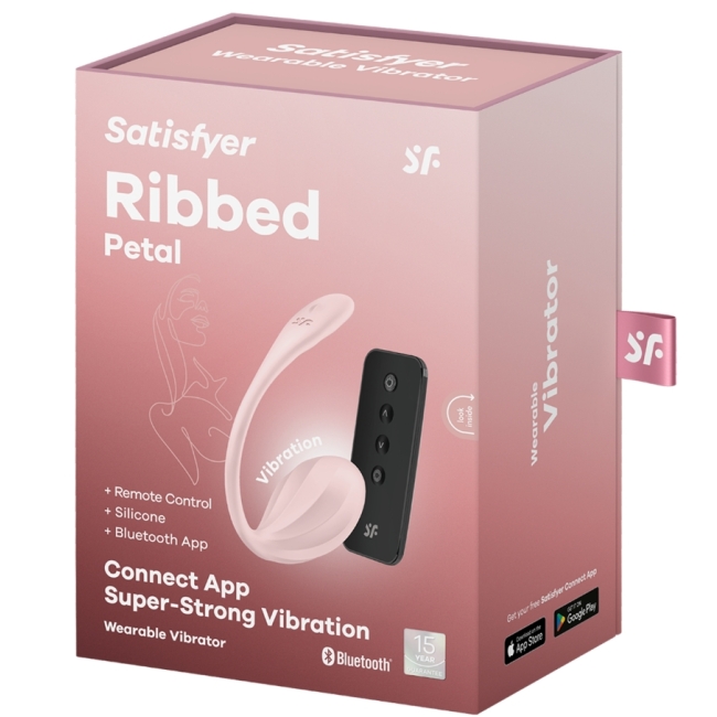 Satisfyer Ribbed Petal  Uygulama Kontollü&Kumandalı Super Güçlü Vibratör